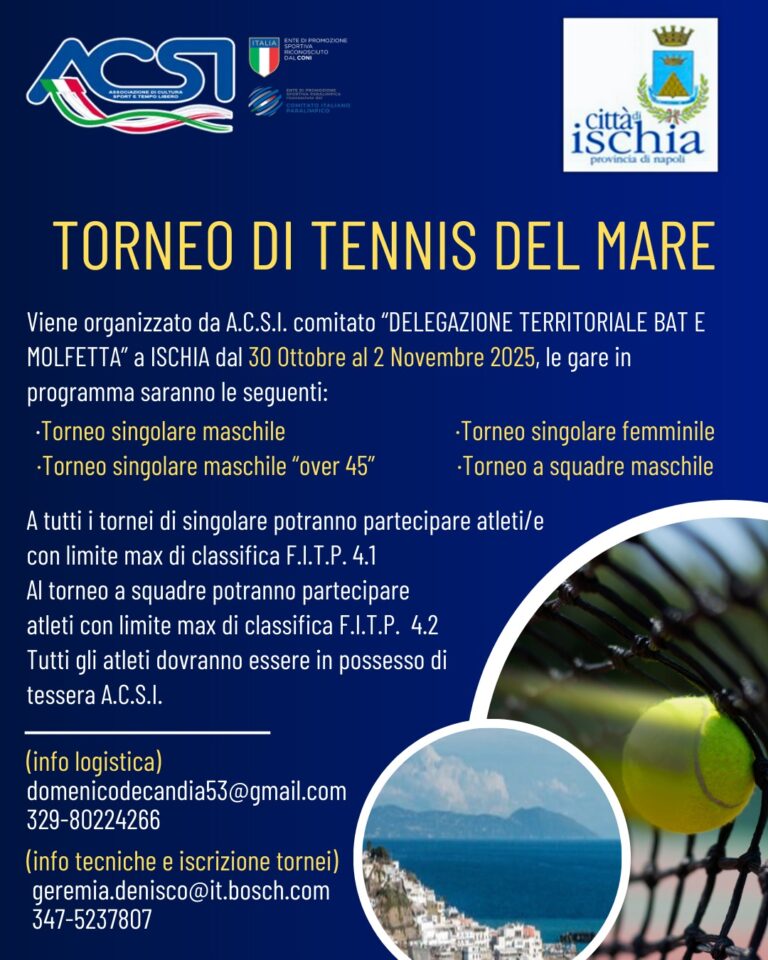 Torneo di tennis del mare ischia